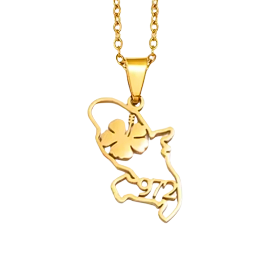 Collier Martinique Hibiscus 972