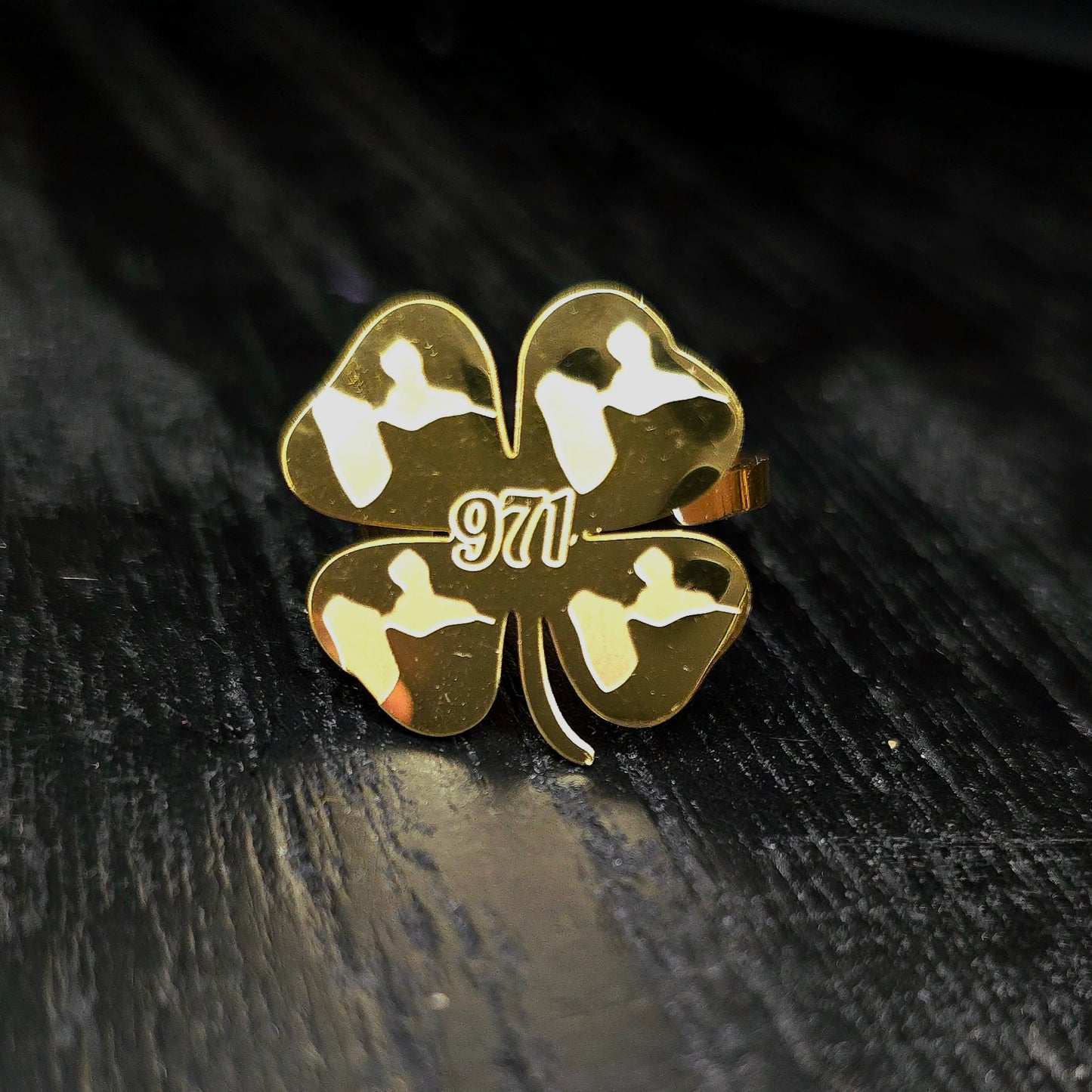 Bague Trèfle Guadeloupe 971