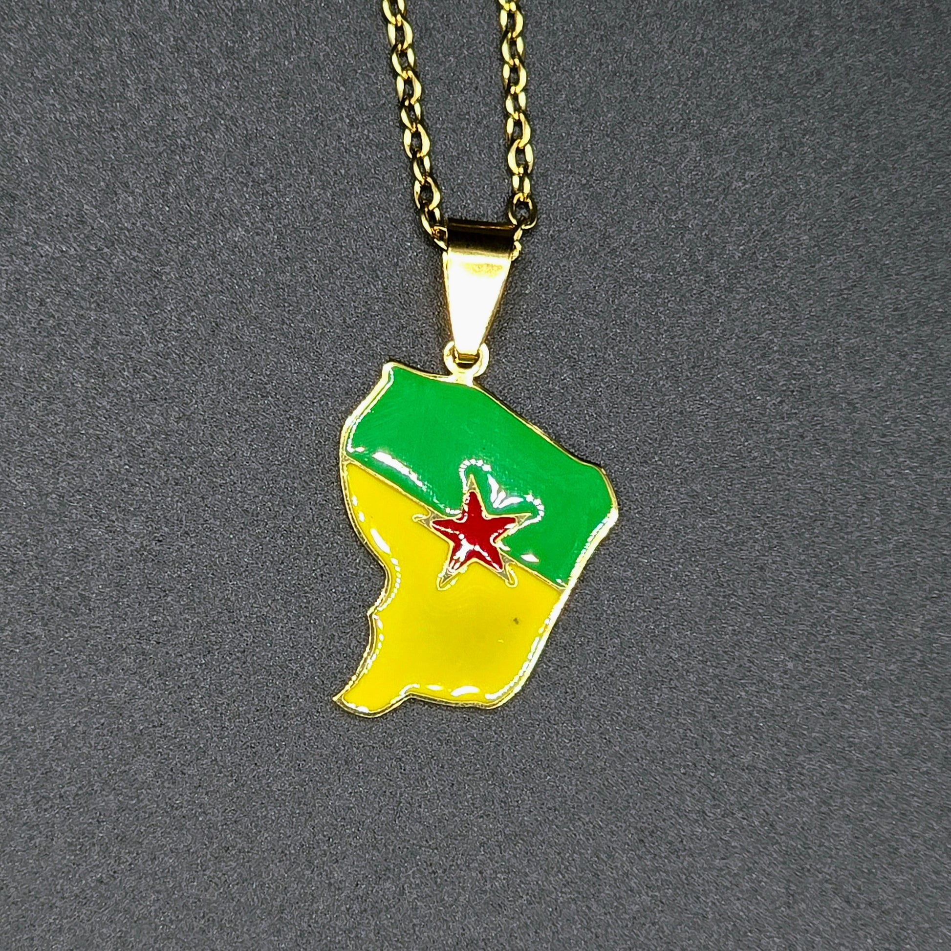 Collier Guyane Drapeau
