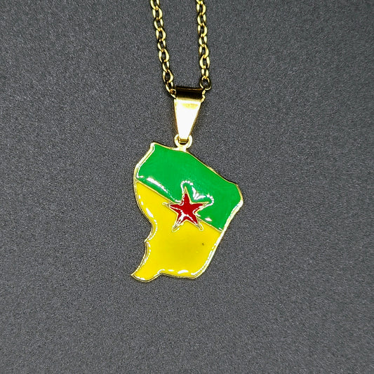 Collier Guyane Drapeau