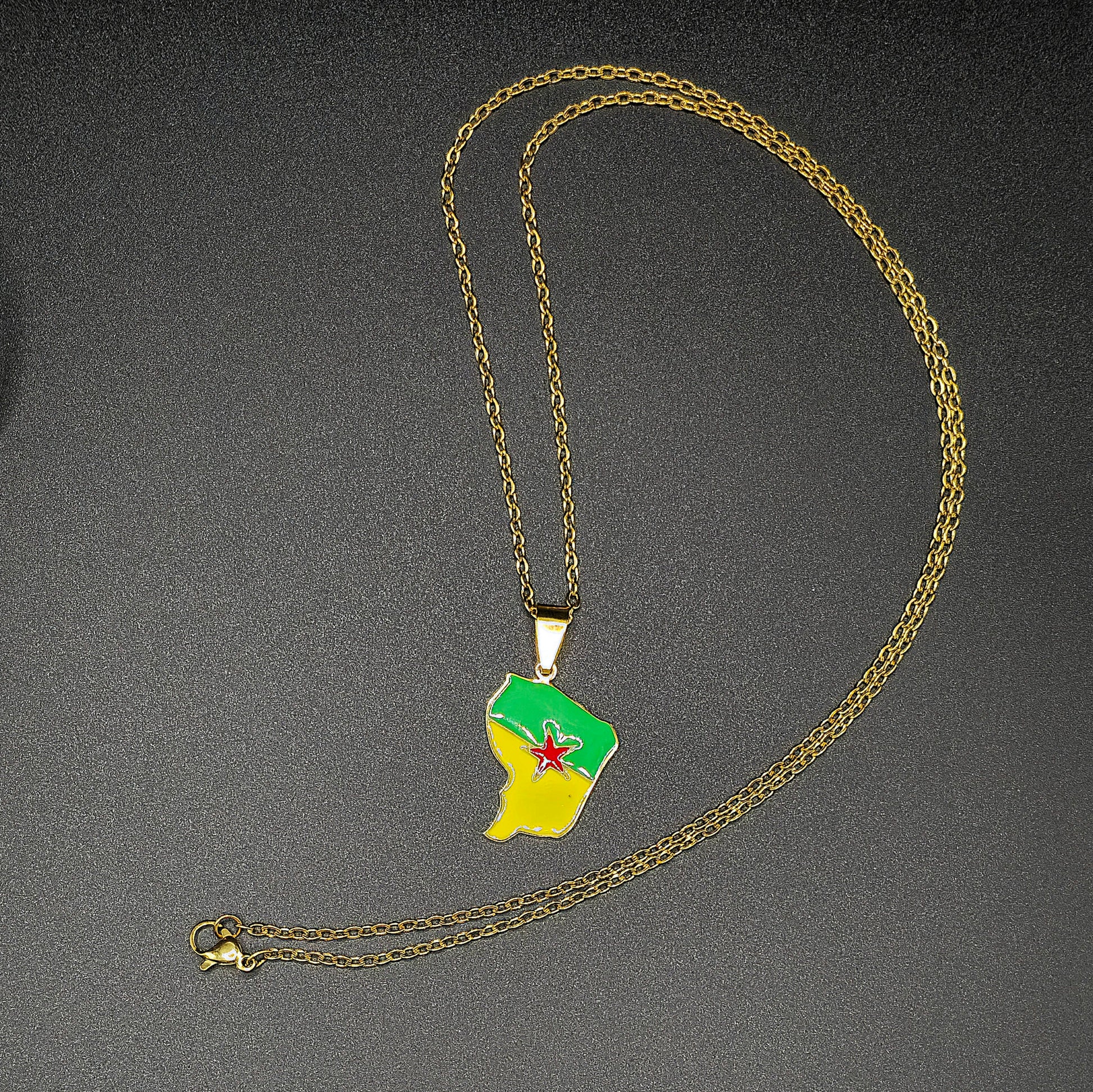Collier Guyane Drapeau