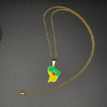 Collier Guyane Drapeau