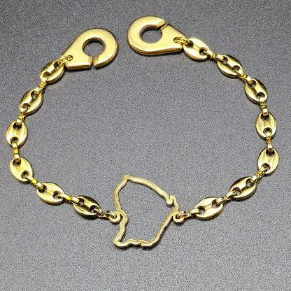 Bracelet Guyane Café Menottes Movétan Personalisé