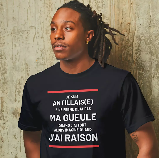 T-shirt Je suis Antillais(e) je ne ferme déjà pas...