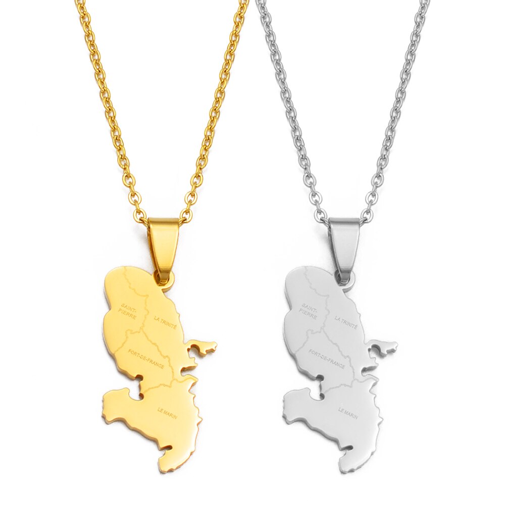 Pendentif Martinique Acier Inox