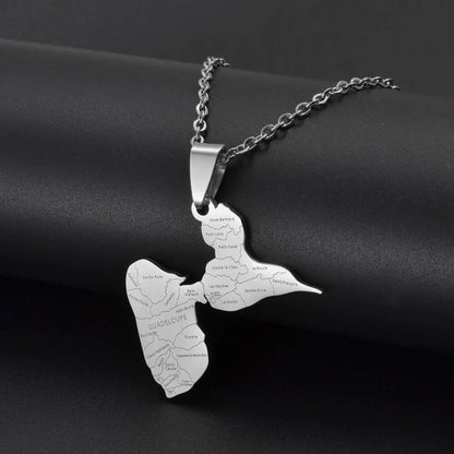 Collier Guadeloupe Gravé