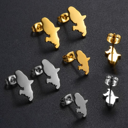 Boucle d'oreille Martinique Acier Inox