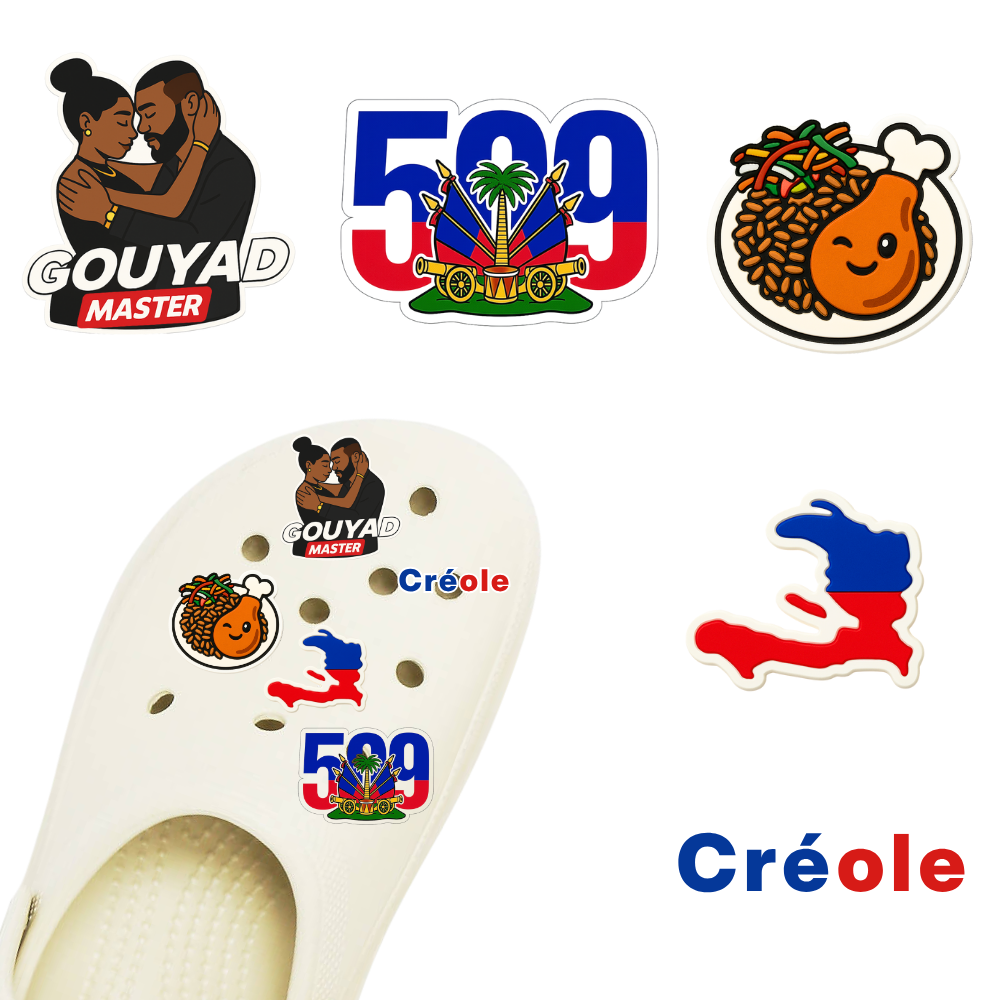 Pins Haïti - crocs