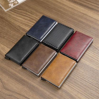 Porte-cartes RFID - Protection en cuir PU - Accessoire Homme et Femme