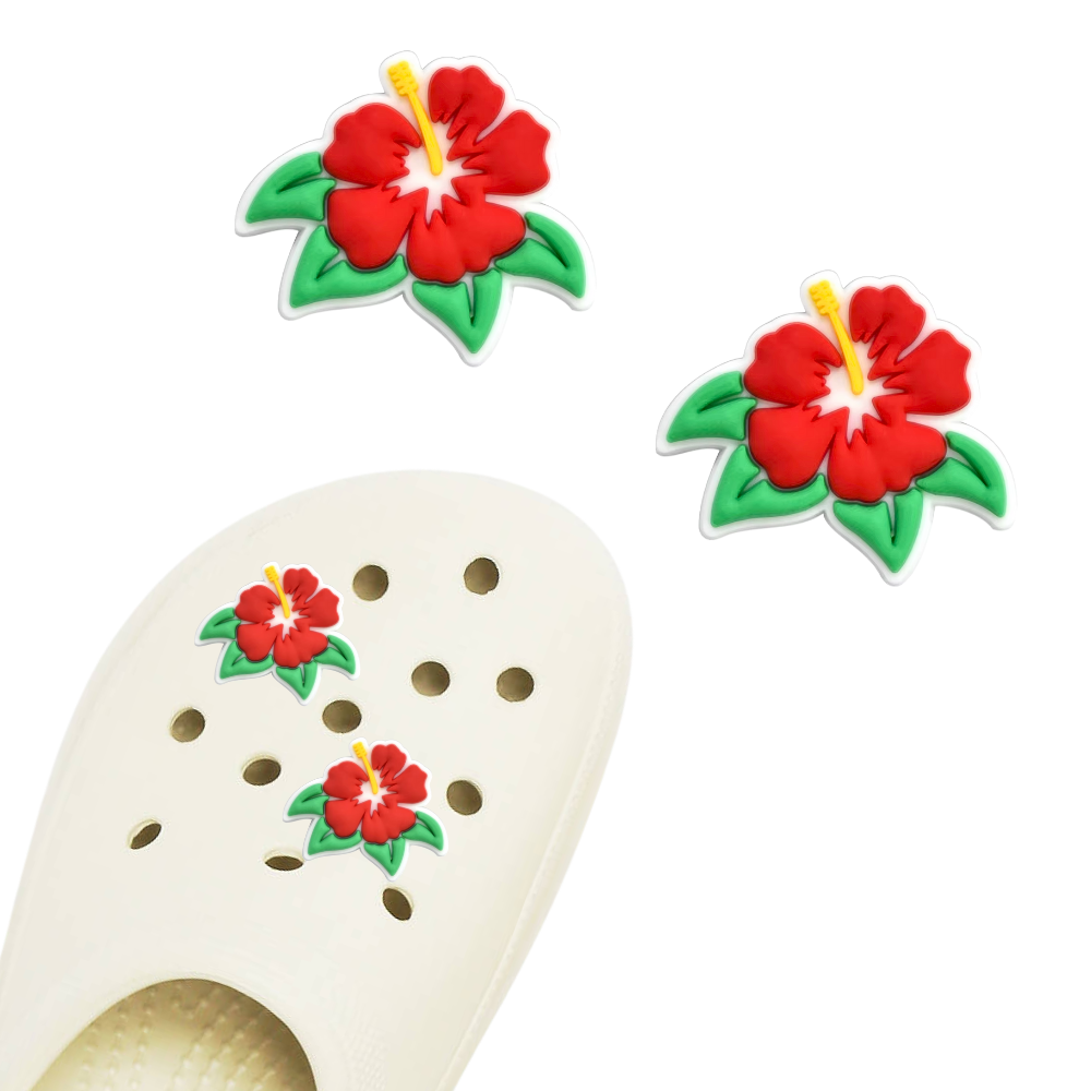 Pins Hibiscus Trou'Crab - Lot de 2